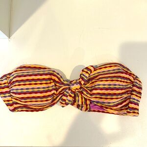 No boundaries purple striped bikini top from target